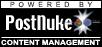 Web site powered by PostNuke